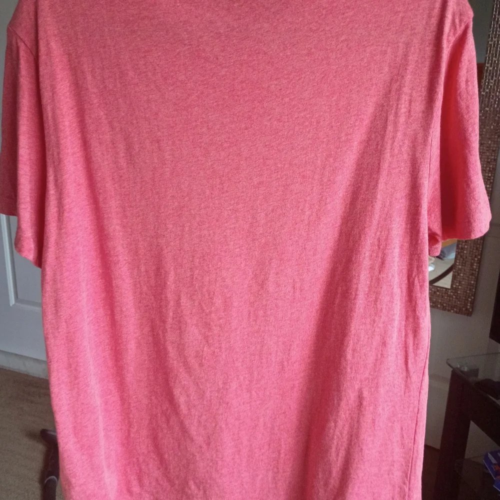 Polo by Ralph Lauren Men’s Heather Pink Crewneck T-Shirt